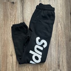 Black Supreme Pants