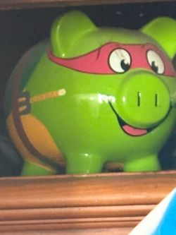 TMNT Raphael Piggy Bank