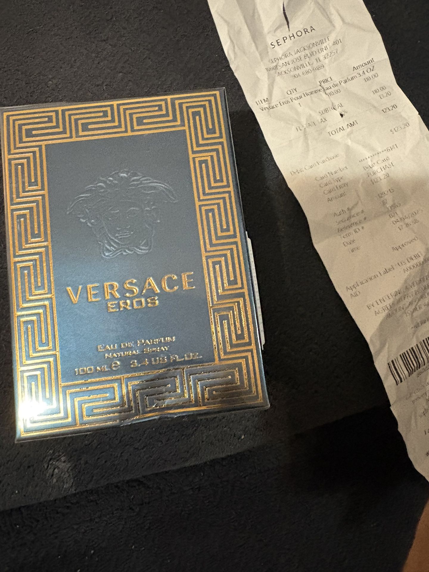Versace Eros Eu De Parfum 100ml Sealed In Box With Sephora Tags And Receipt (taking offers)