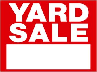 YARD SALE 6/13  Saturday goos prices