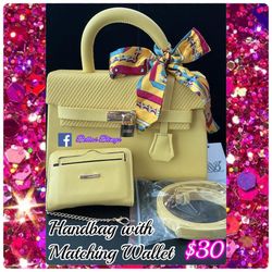 New Handbag with matching Wallet