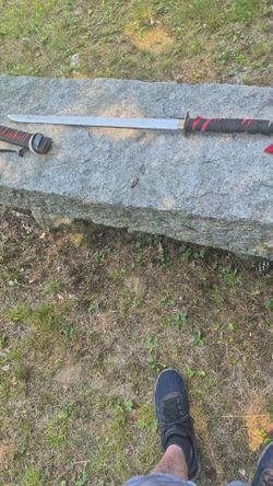 Japanese katana sword