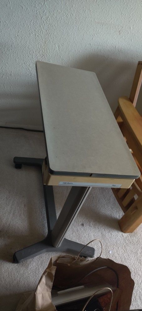 Hill Rom Over Bed Table with mirror.