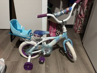 Frozen Bike And Helmet