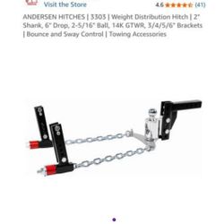 Anderson Weight Distribution Hitch