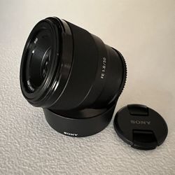 Sony 50mm 1.8 Lens Like New