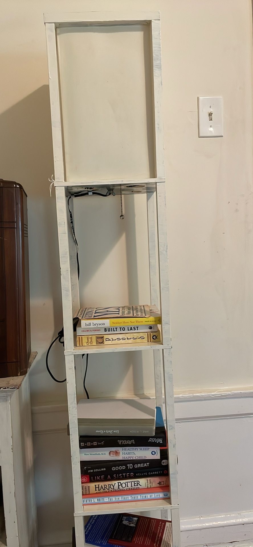 Twin Bookshelves With Lights 