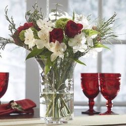 Hermoso Florero De Cristal Princess House