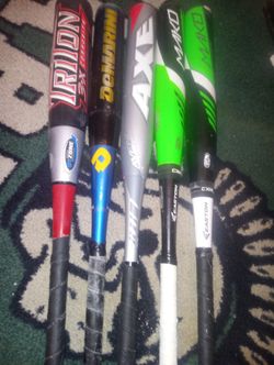 BASEBALL TEAM HIGH PERFORMANCE COMPOSITE 29 INCH HOME RUN BAT BATS & GLOVES ! only 80 each !