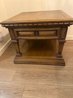 Knight Furniture Vintage Wood End Table’s