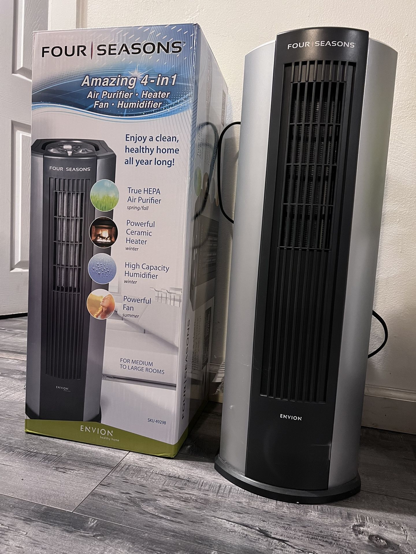 Space Heater, Air Purifier, Humidifier, Fan All IN One Brand New FIRM PRICE electric  Heater for Sale in Los Angeles, CA - OfferUp
