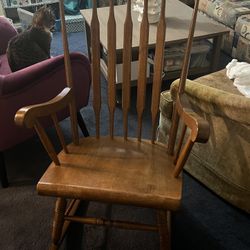 Solid Wood Rocking Chair 