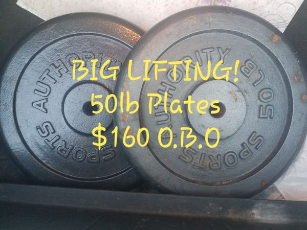 Standard Weights 50 lb Plates for Sale in Phoenix, AZ