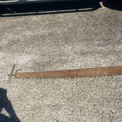 Old 7 Ft. Cross Cut Saw( 2 Man )
