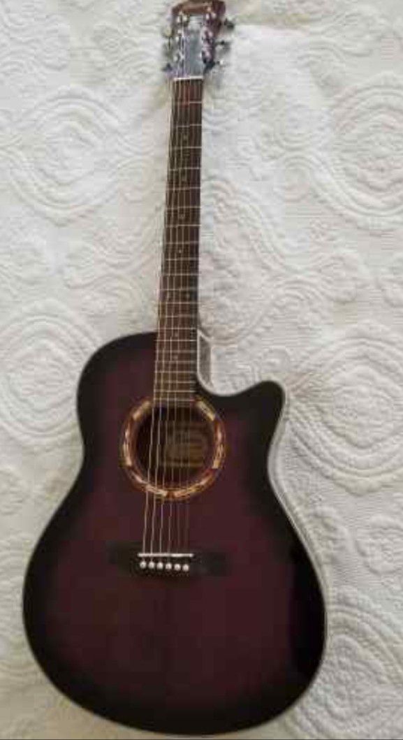 Ibanez AEF 18 TVOP-03 Acoustic-Electric Guitar dark violet