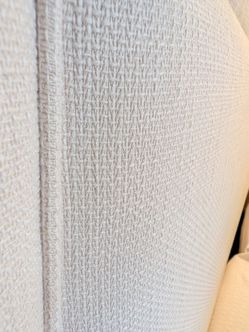 White Upholstered Headboard King Size