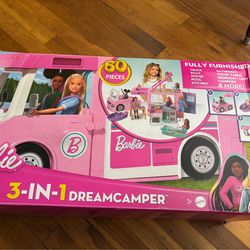 Barbie 3-in-1 camper new
