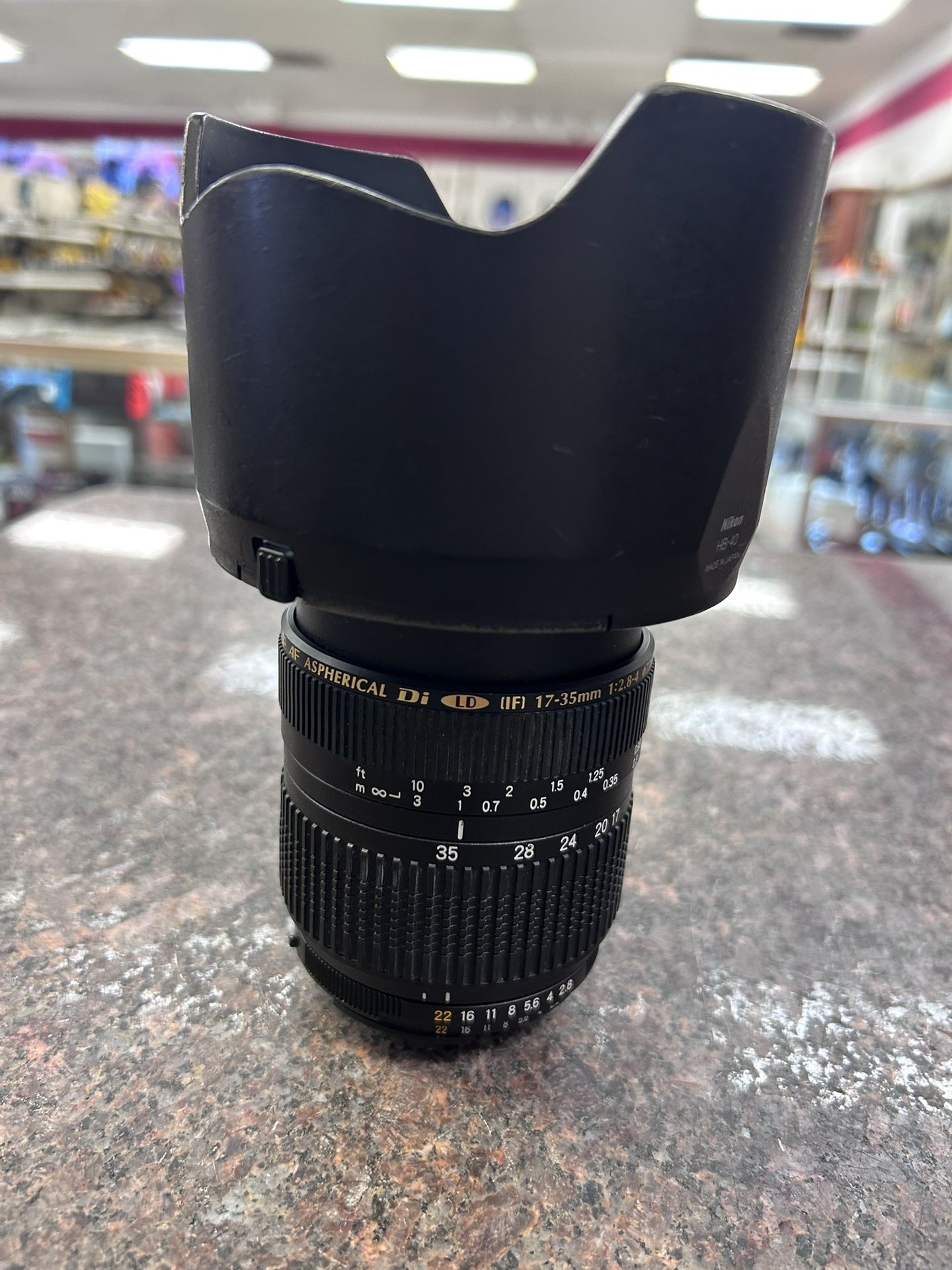 Nikon Tamron SP AF 17-35mm F2.8-4 Lens