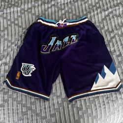 Utah Jazz Just Don Shorts 