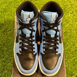 Jordan 1 Mid University Blue Black
