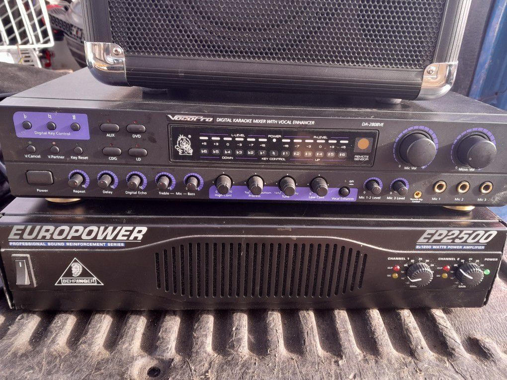 EUROPRO EP2500 2 X 1200 Watt Power Amp