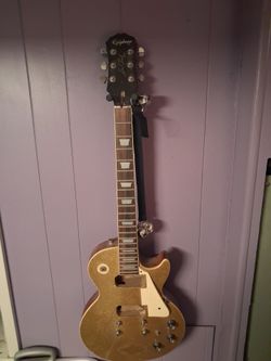 Epiphone Les Paul Electric Guitar Gold Top