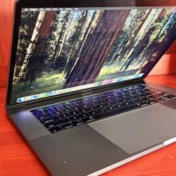 Apple MacBook Pro 15” Retina, Touch Bar, I7, 16GB RAM 256GB SSD macOS 15.1 Sequoia $500