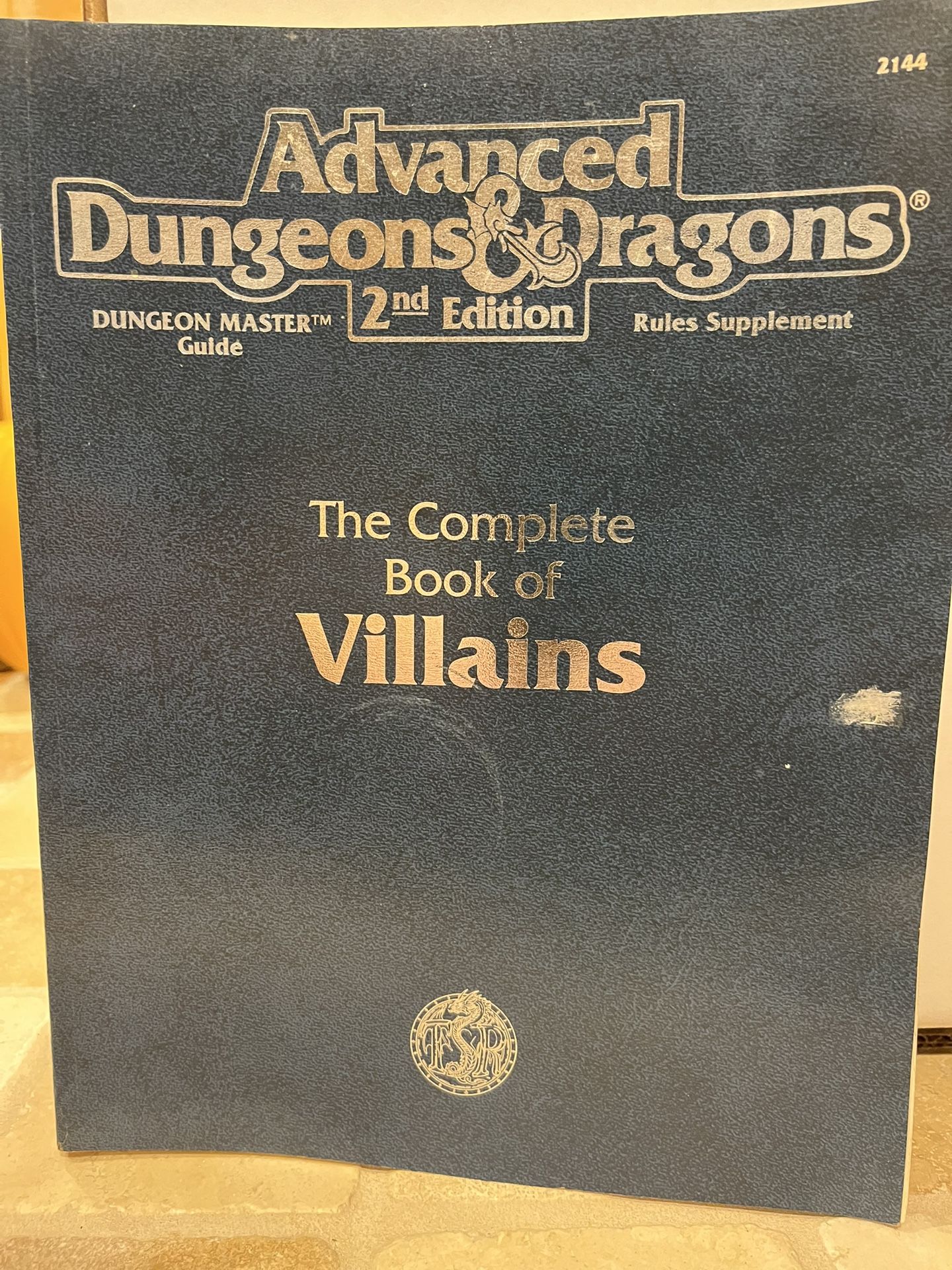 Advanced Dungeons And Dragons: The Complete Book Of Villians
