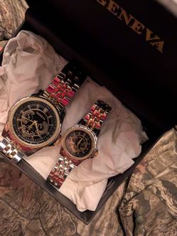 Geneva His and Hers Watch Set