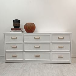 White And Gold Dresser 