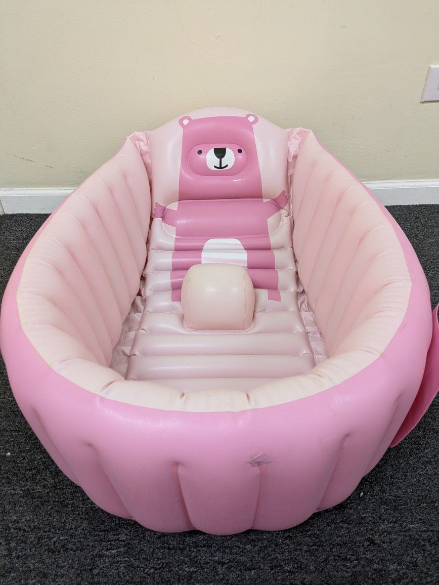 Swim Bobo Pink Inflatable Baby Bath