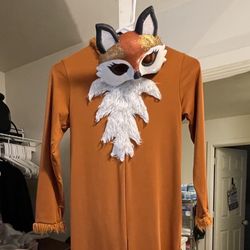 Kids Halloween Fox Costume And Mask