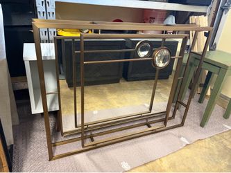 Restoration Hardware Aperture rectangular mirror