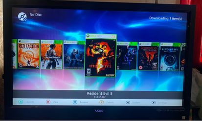 XBOX 360 with 5TB HARD DRIVE and 2000 XBOX Games