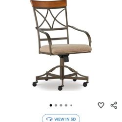 Set Of 4 Swivel Arm Chairs Like New