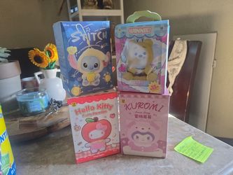Hello Kitty, Stitch Winnie The Pooh And Kuromi Blind Box Collectibles