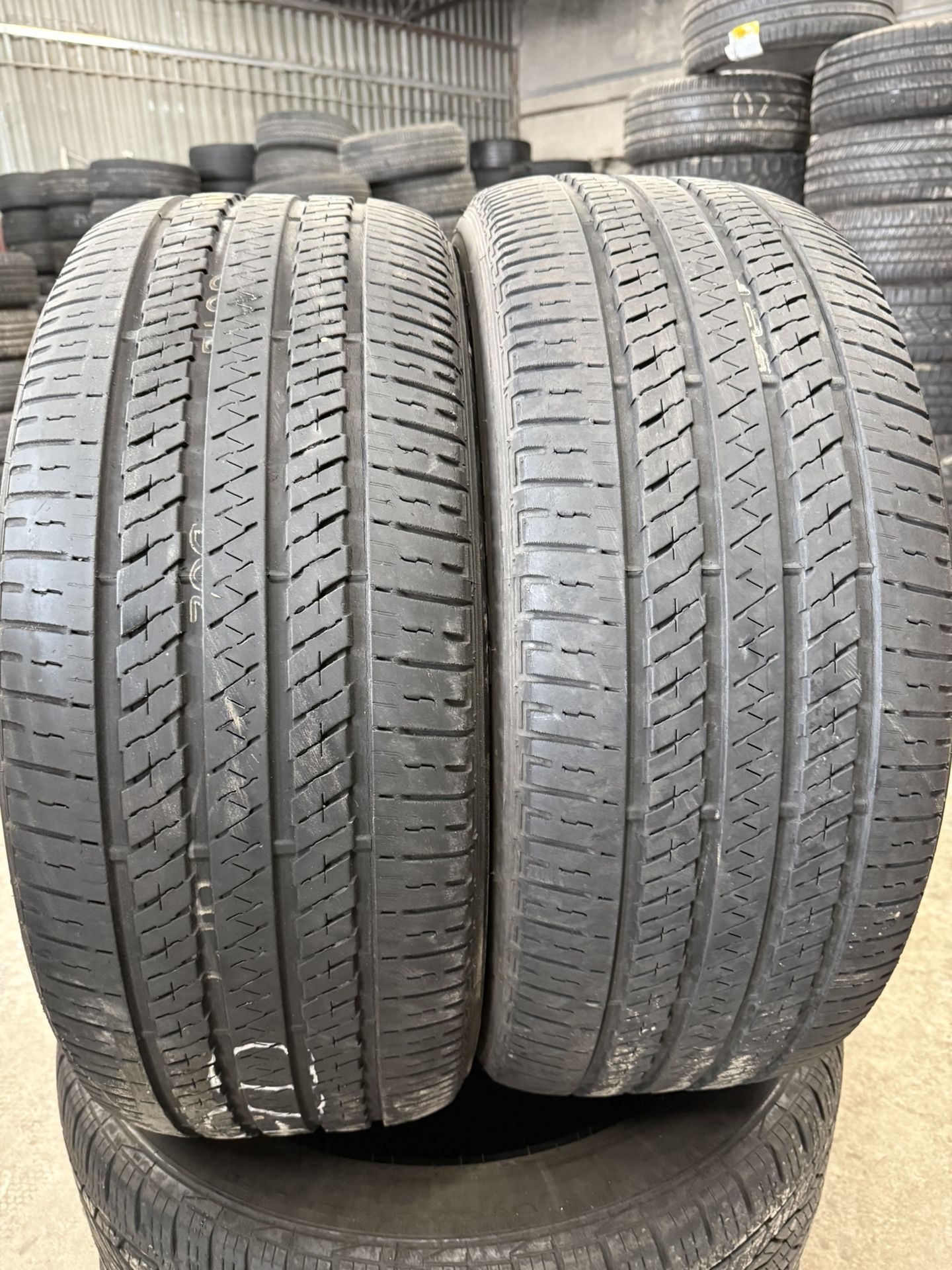 2 Used 265/50/20 BRIGESTON Dueler HP TIRES
