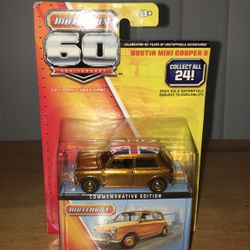 2012 Mattel Matchbox 60TH Anniversary Austin Mini Cooper S 