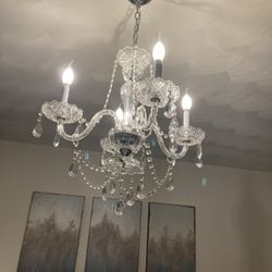 4 Light Crystal Chandelier 