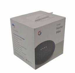 Google Home Mini Smart Assistant - Charcoal (GA00216-US) Brand New