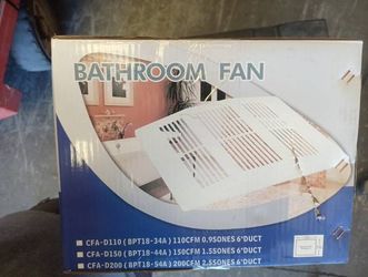 110 CFM Commercial Bath Fan