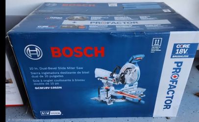 *NEW* Bosch Profactor 10-in 18-volt Dual Bevel Miter Saw