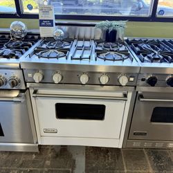 White Viking 30” Gas Range No Credit Needed 