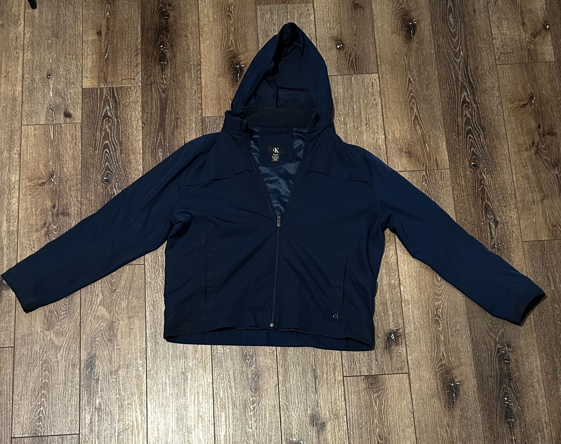 Calvin Klein Men’s Navy Blue Rain Jacket