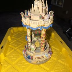 Disney Beauty And The Beast Castle Snow Globe