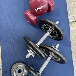 Dumbbles Set and Weight plates