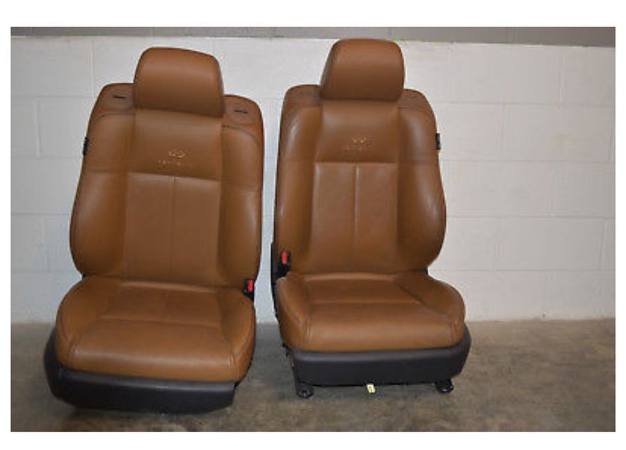 Peanut butter seats Infiniti clean