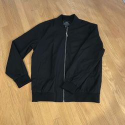New Black Bomber Jacket