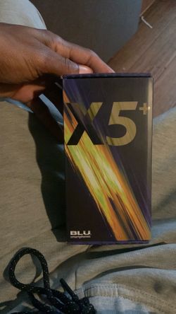 Blue x5+ phone for sale