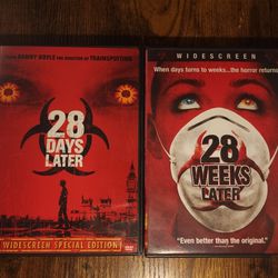 28 Days Later And 28 Weeks Later DVDs